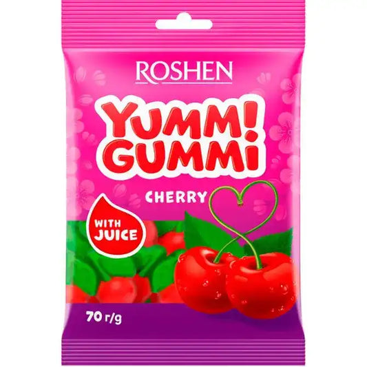 JELLY CANDY ROSHEN YUMMI GUMMI CHERRY 70 g