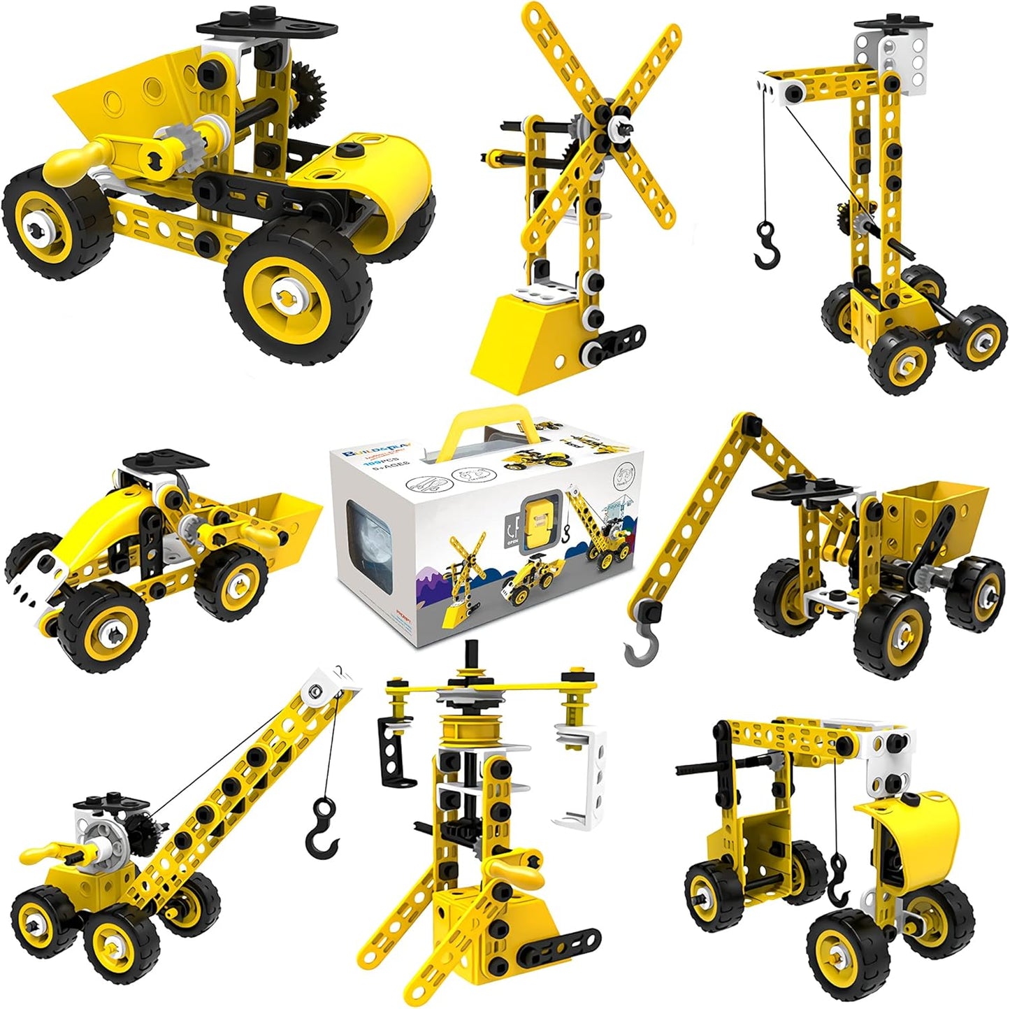 Build&Play Creative DIY Construction Building Blocks 100 Pcs