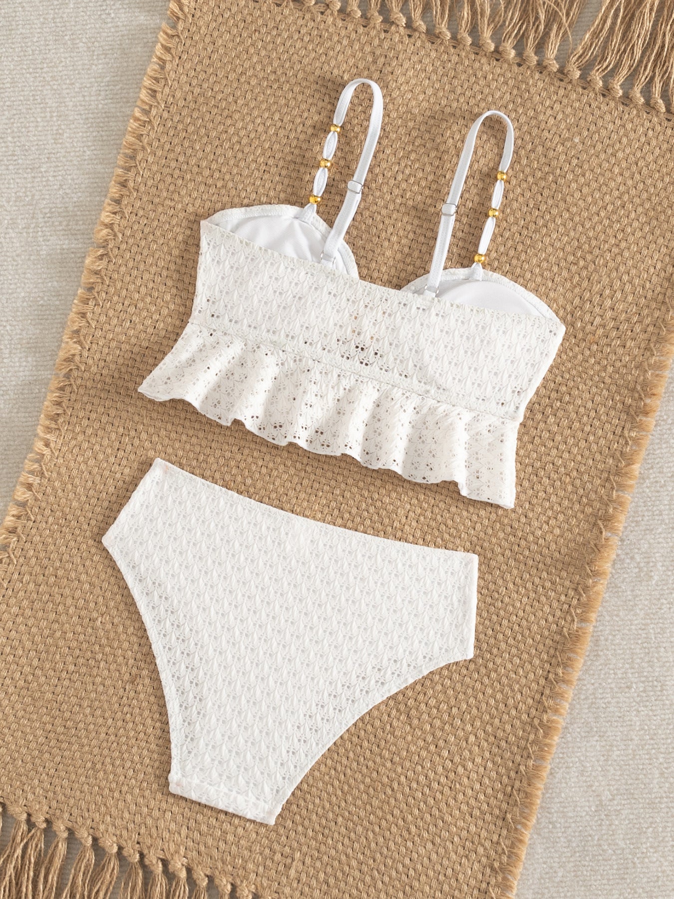 Elegant Shell Detail Swimsuit 2 pcs | Size 6-14y