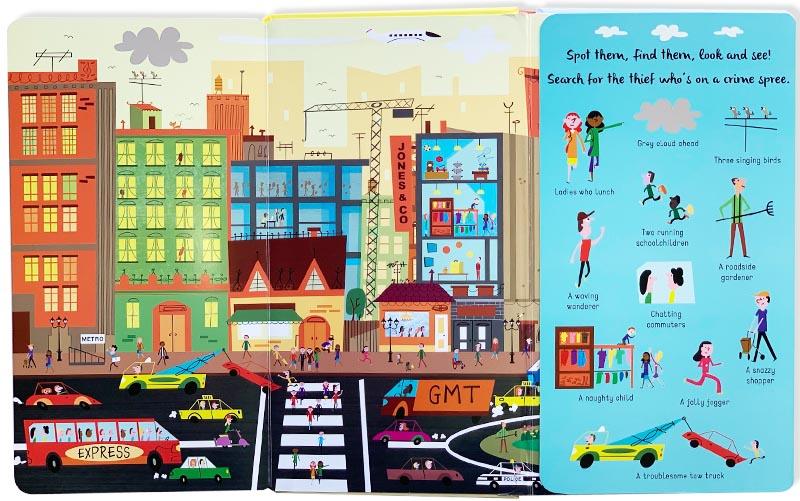 Search And Find Books With Giant Fold-Out Scenes