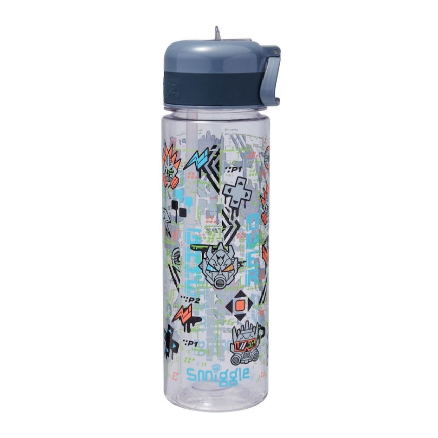 Smiggle Water Bottle | Graffiti Game | 650ml