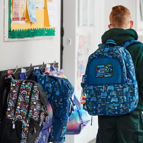 Smiggle Backpack Blue Game On | 42cm | G1-G3