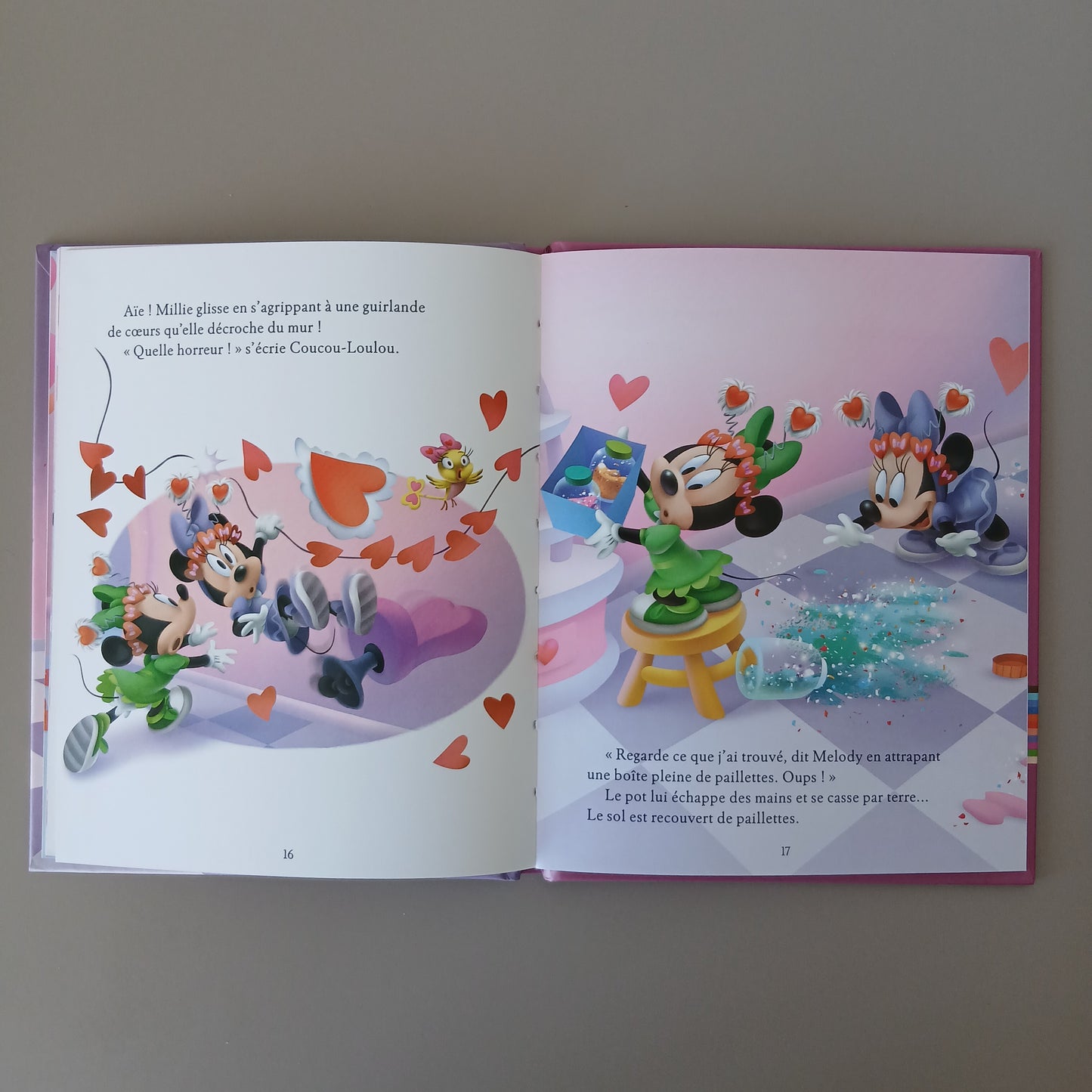 Disney " Minnie " Une Scintillante Saint-Valentin - French Book | Hard Cover | 3+