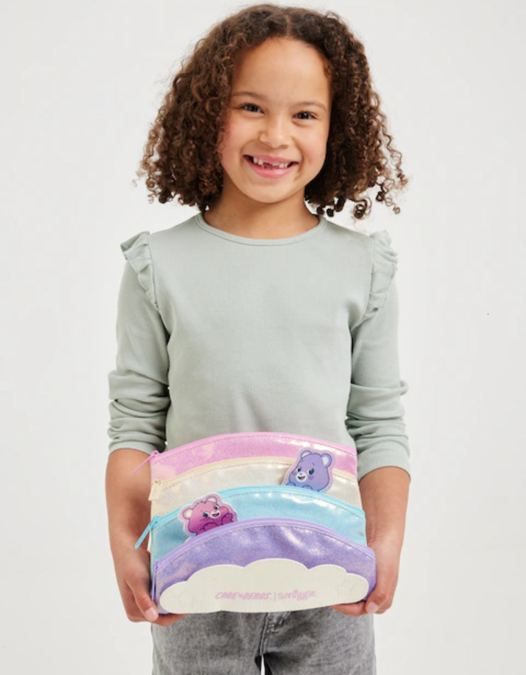 Smiggle Pencil Case Care bear |  Multi Pocket