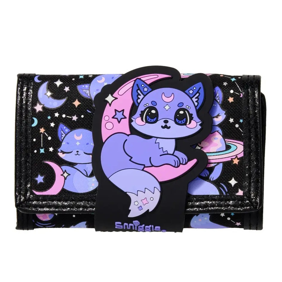 Smiggle Wallet Bright Eyes Kitty Fox Design
