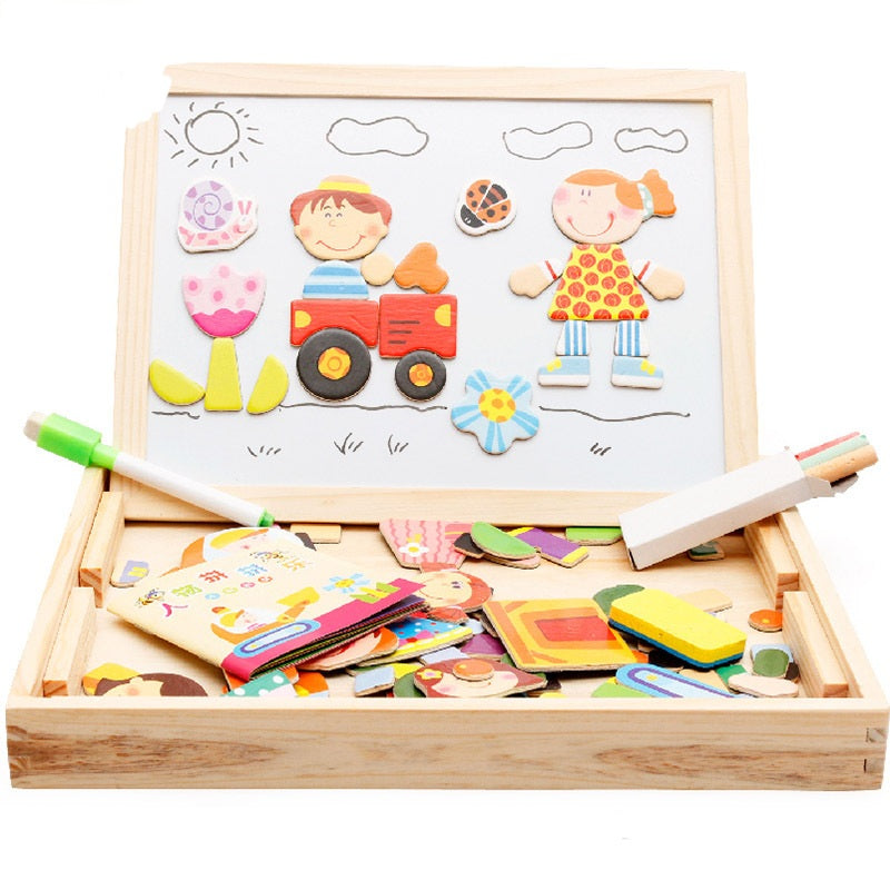 Multifunctional Educational Magnetic Board Toy For Kids 110-135pcs