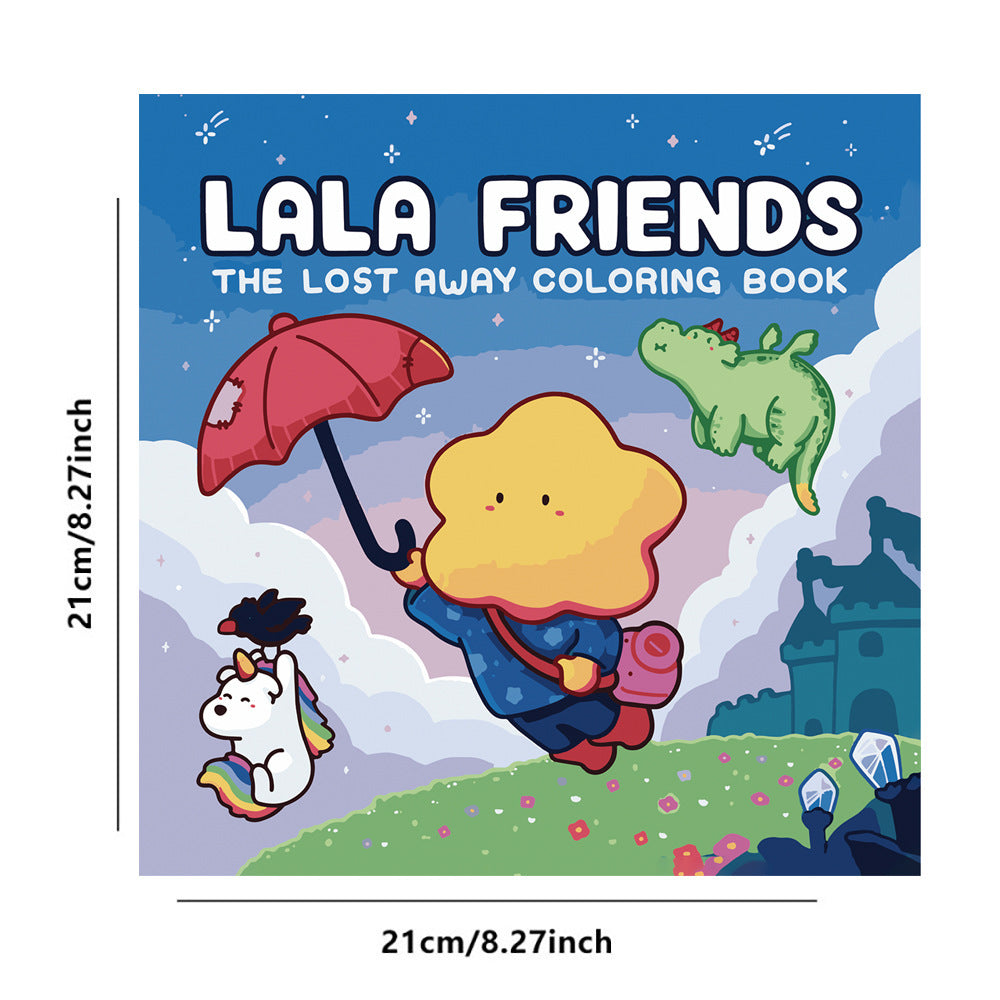 Cute & Comfy Coloring Books – 21 × 21 cm Softcover | 6+