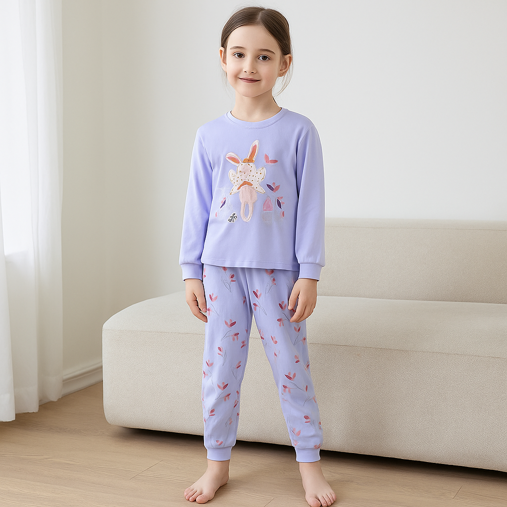 Pyjama Cotton Butterfly Design Size 4-10y