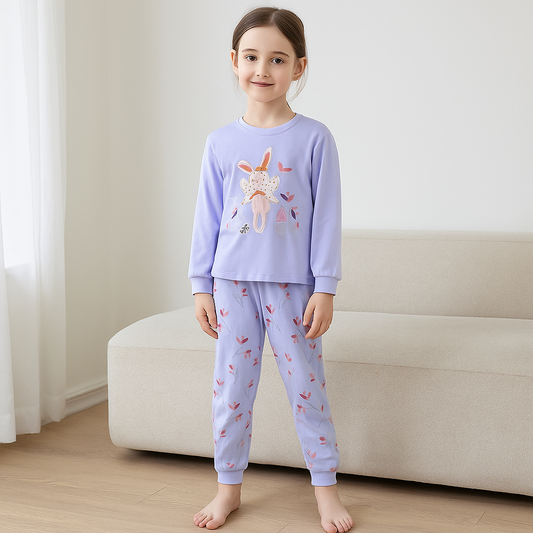 Pyjama Cotton Butterfly Design Size 4-10y