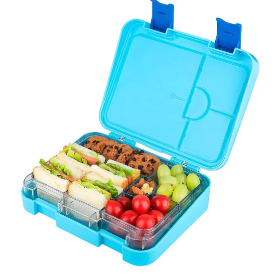 Premium Tritan Kids Lunch Box – Leakproof School Bento Box | Blue