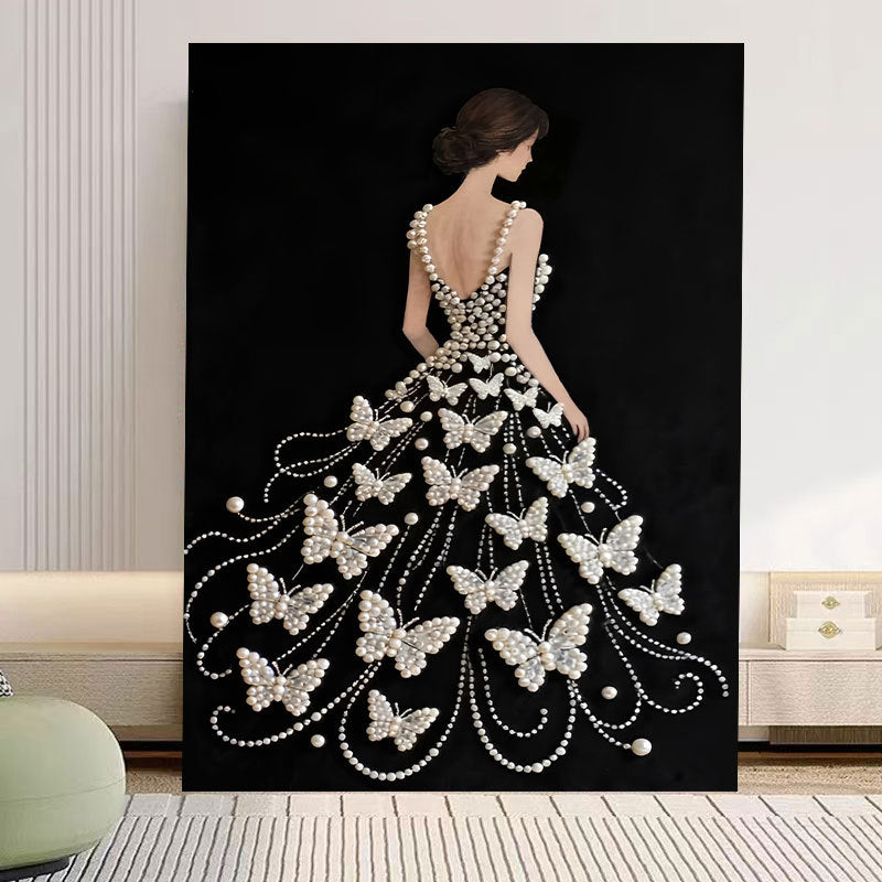 DIY 3D Pearl Bead Art Painting Kit | 30×40cm