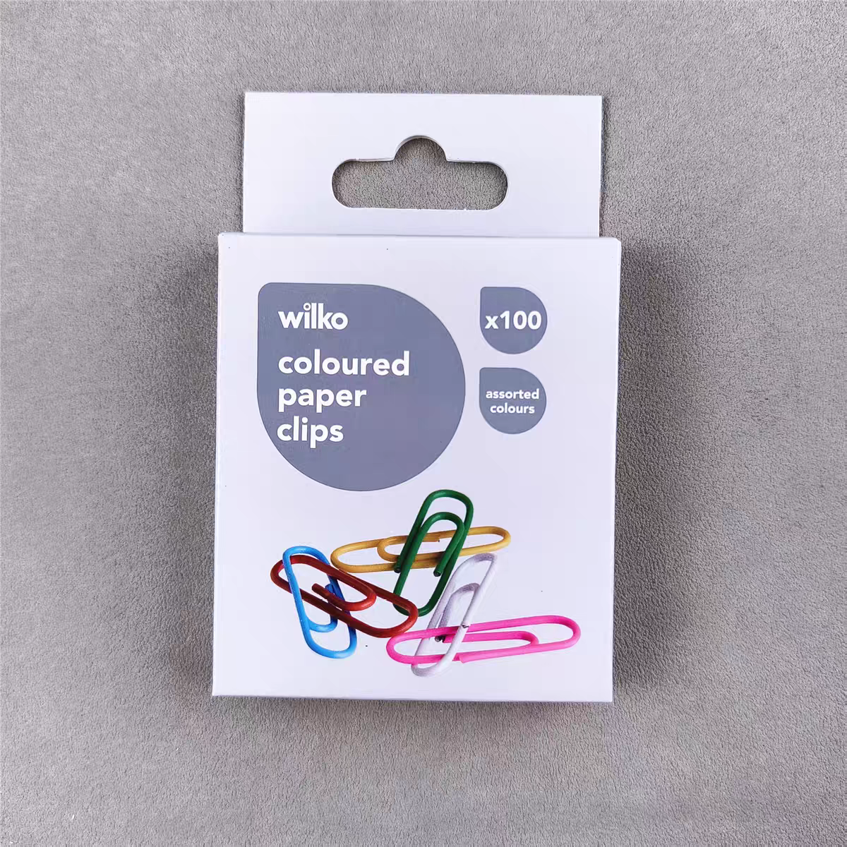 Coloured Paper Clips | 100 Pcs Pack