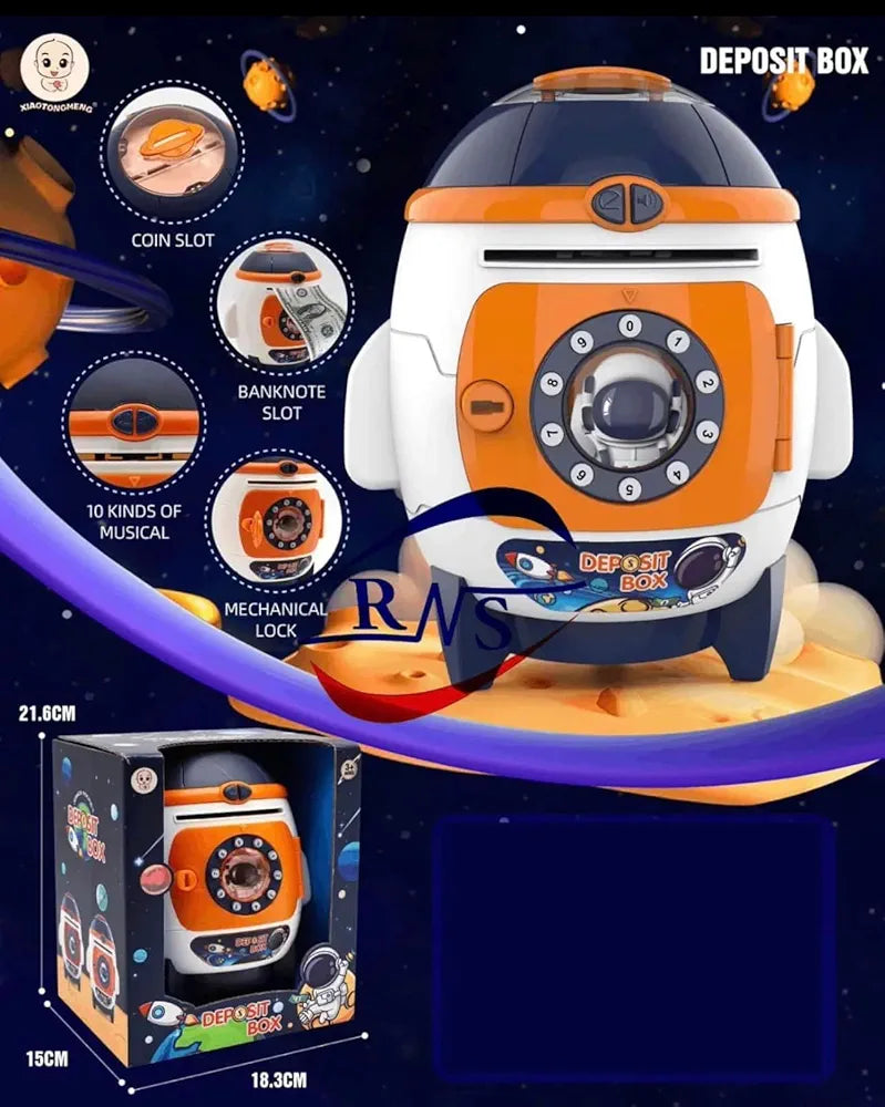 Space Rocket Money Bank