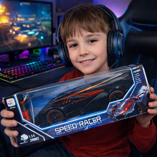 Speed Racer - Racing Car - Remote Control | Jet Smoke | 3+