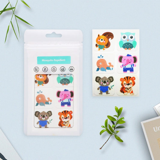 Mosquito Repellent Patches Animal Stickers 36 Pcs