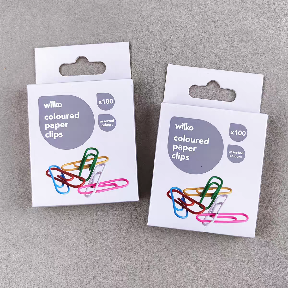 Coloured Paper Clips | 100 Pcs Pack