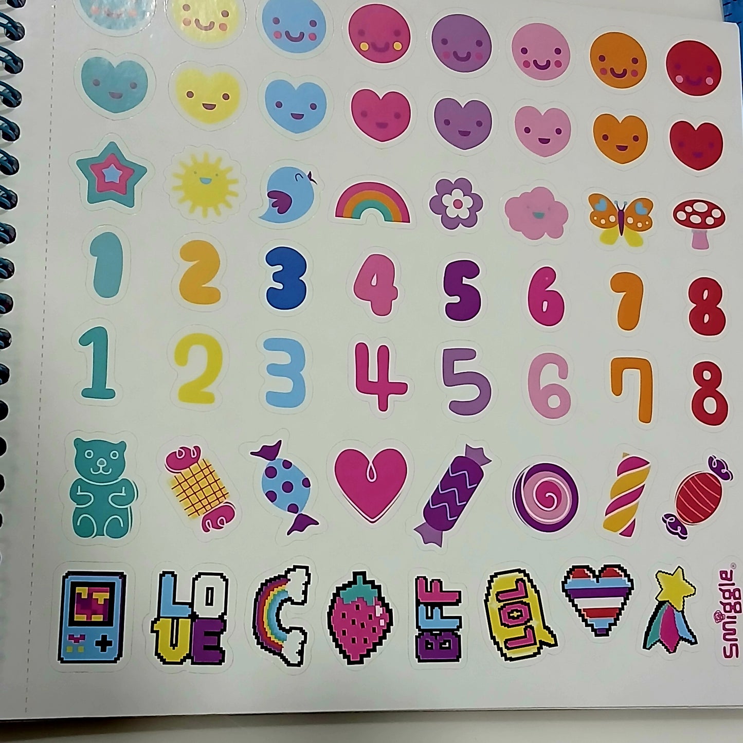 Smiggle Fortune Teller Book - 30 Pages | +80 Stickers | 5+