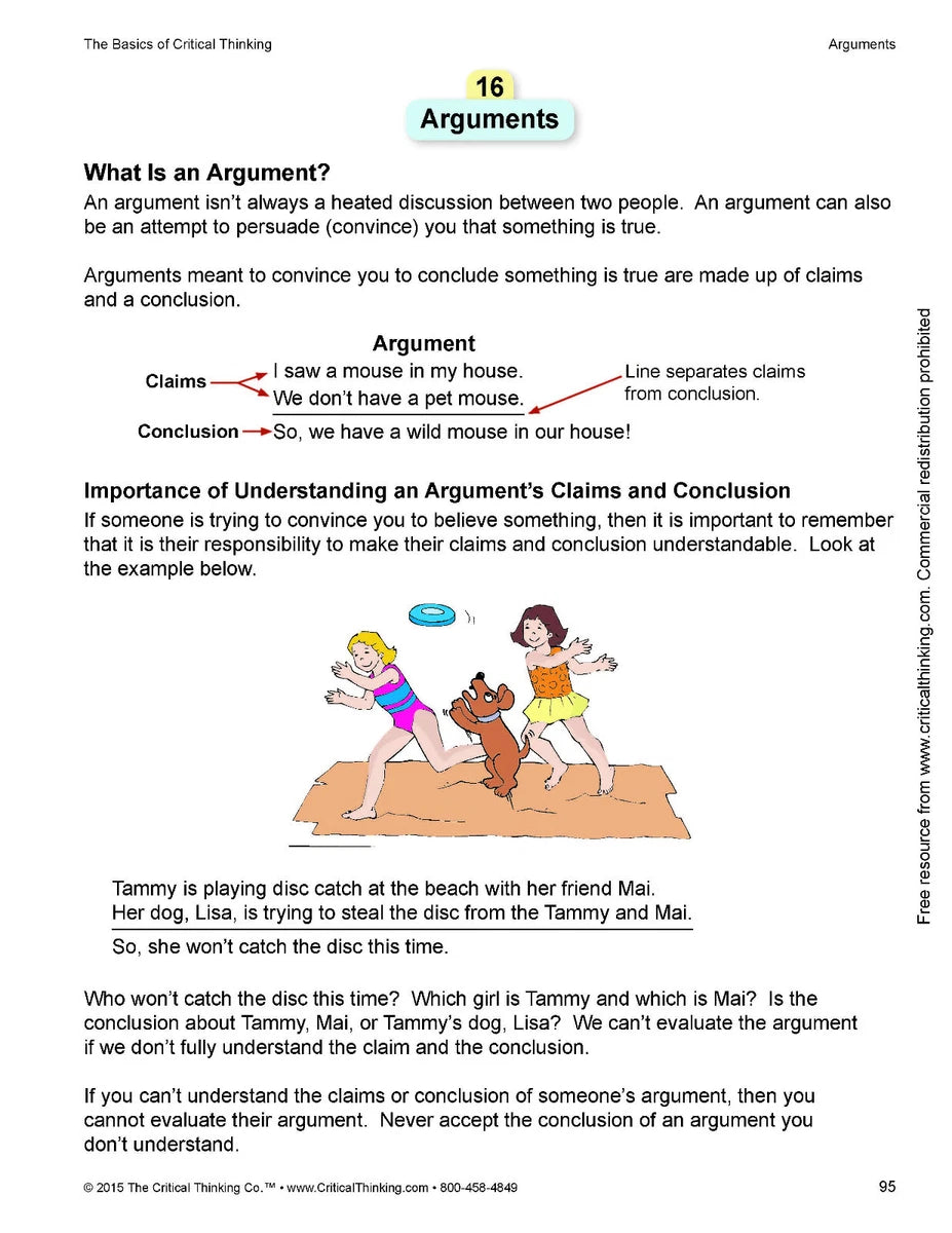 The Basics of Critical Thinking | Grades 4-9