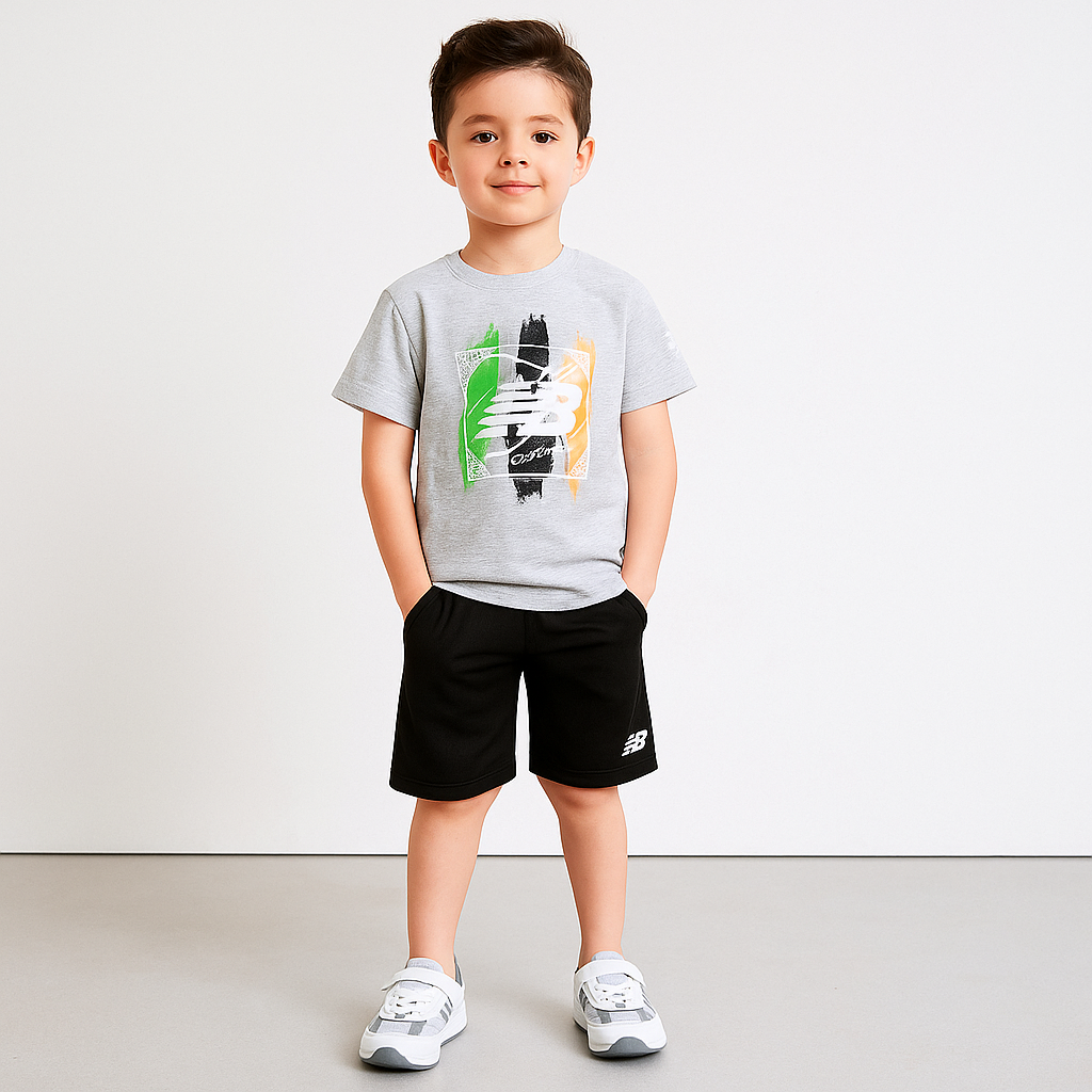 Outfit For Boys NB New Balance Set Of 2 Pcs Size 5-6y