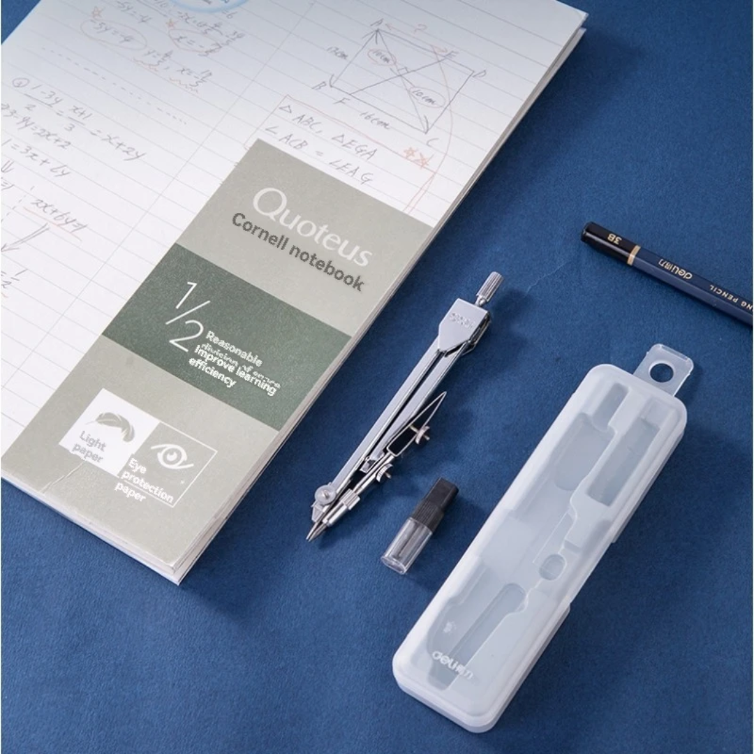 Deli Precision Compass Set for School & Drawing