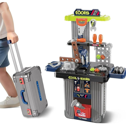 Tool Travel Case Set Trolley Bag 2in1