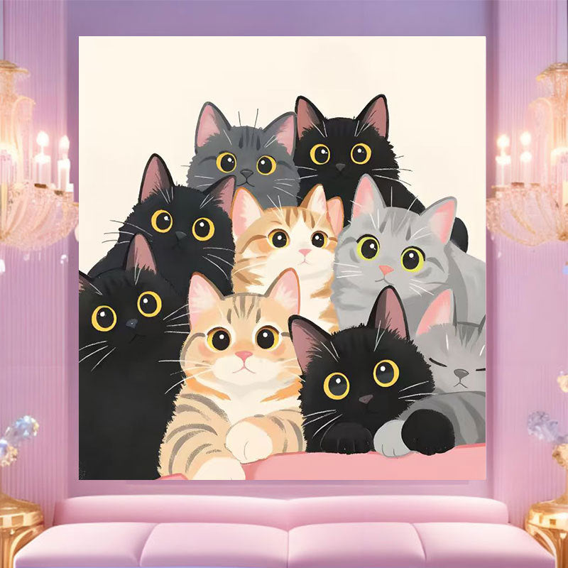 DIY Painting Art Kit – Assorted Beautiful Designs | 20×20cm