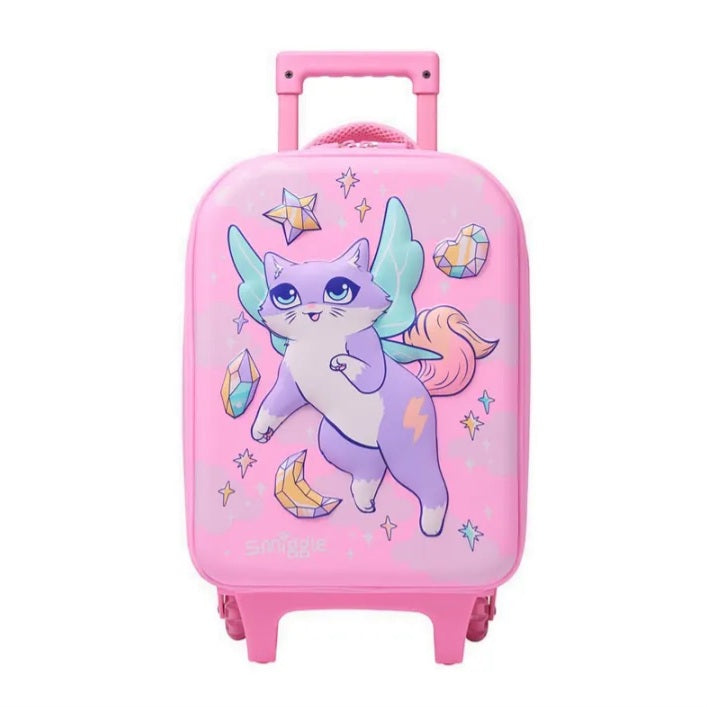 Smiggle Trolley Bag - Hardtop | Cat Wings | 45cm