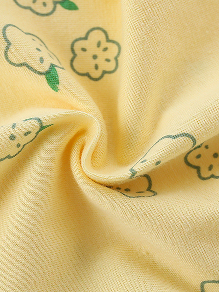 Girls Cotton Bunny Pajama Set | Size 3-10y