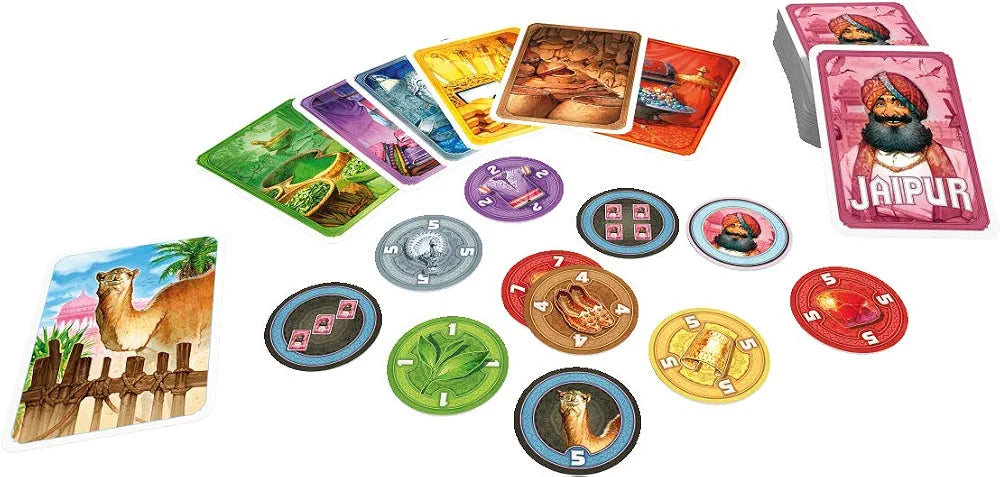 Jaipur " Become The Maharaja's Personal Trader " Card Game | 10+