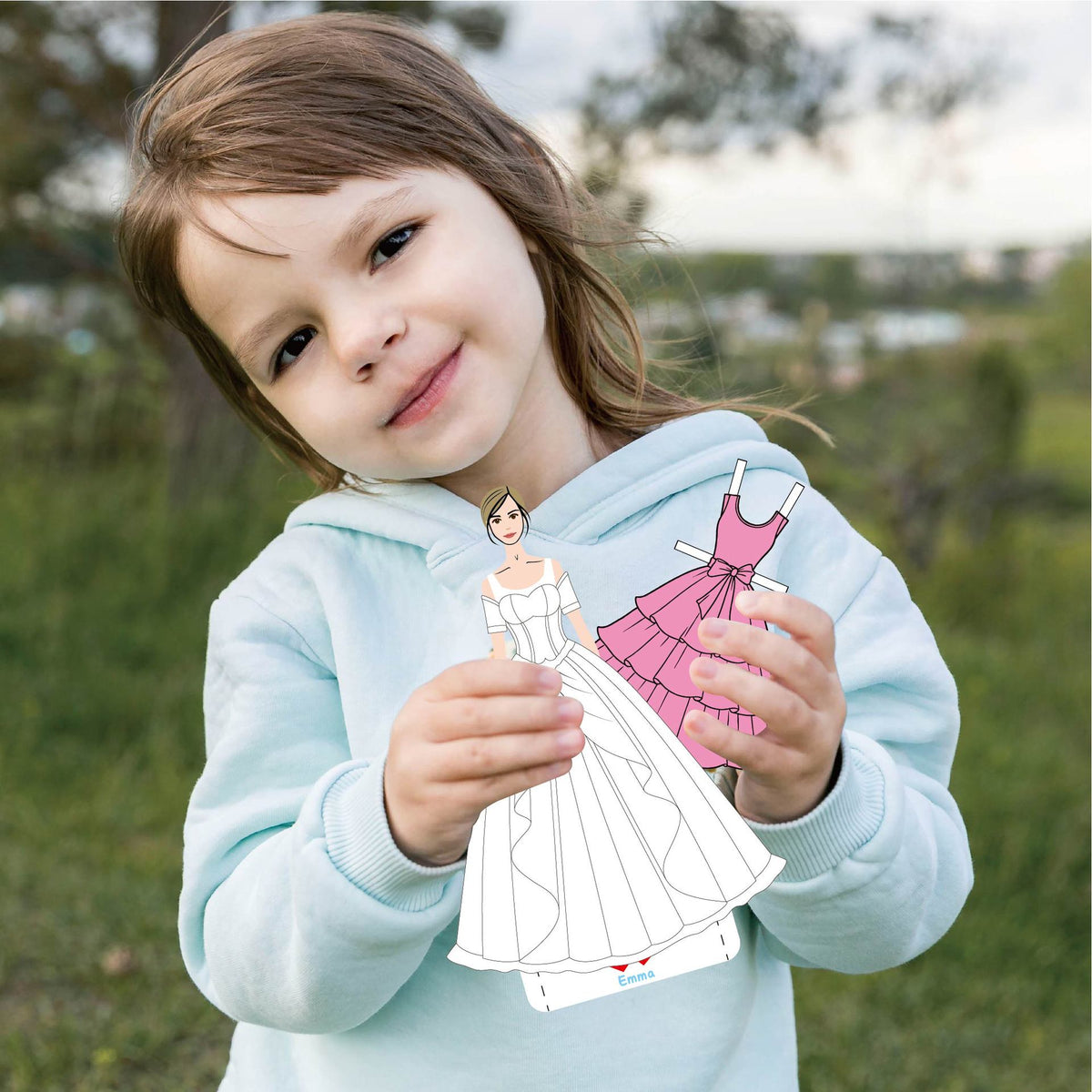 Cut Out Paper Dolls Dress-Up Activity Set | 6+| Size 27.5×21cm