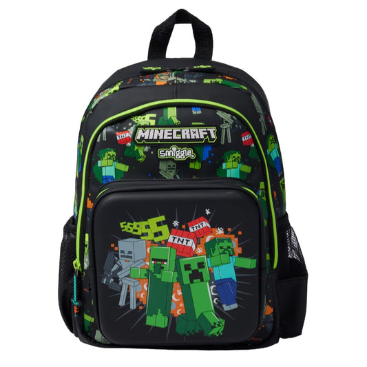 Smiggle Small Backpack Minecraft Design 38cm KG1-KG3