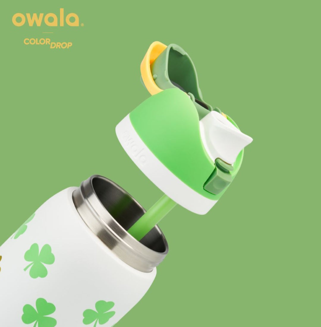 Owala Bottle Stainless Steel FreeSip Leak-proof | Clover The Rainbow | 950ml