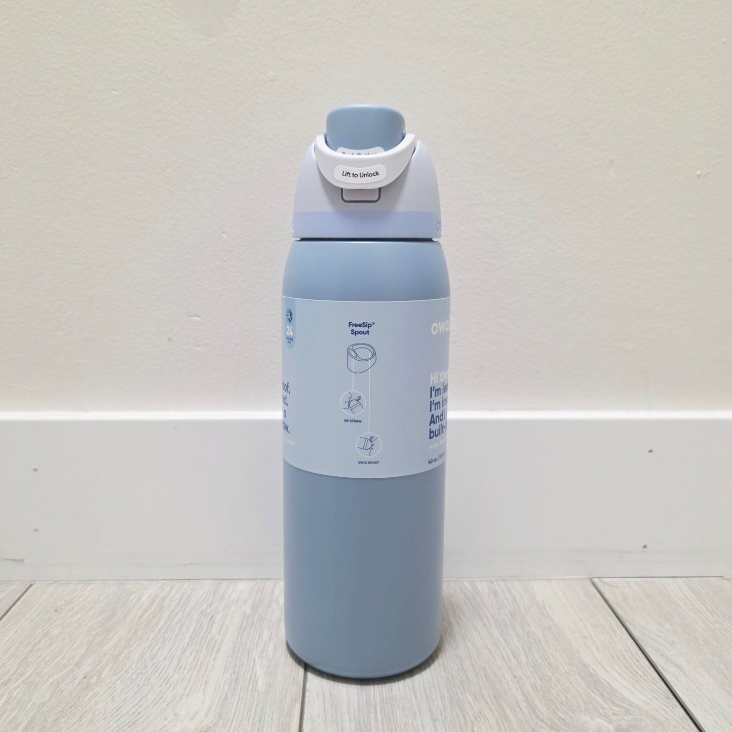 Owala Bottle - Stainless Steel | Free Sip | Leak-proof | Sea Salt 710-950ml
