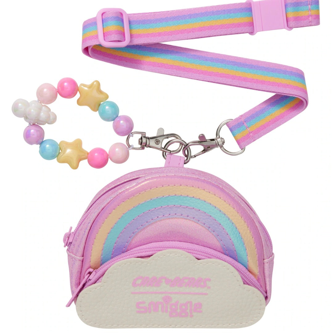 Smiggle Coin Wallet Pouch Lanyard | Care Bear