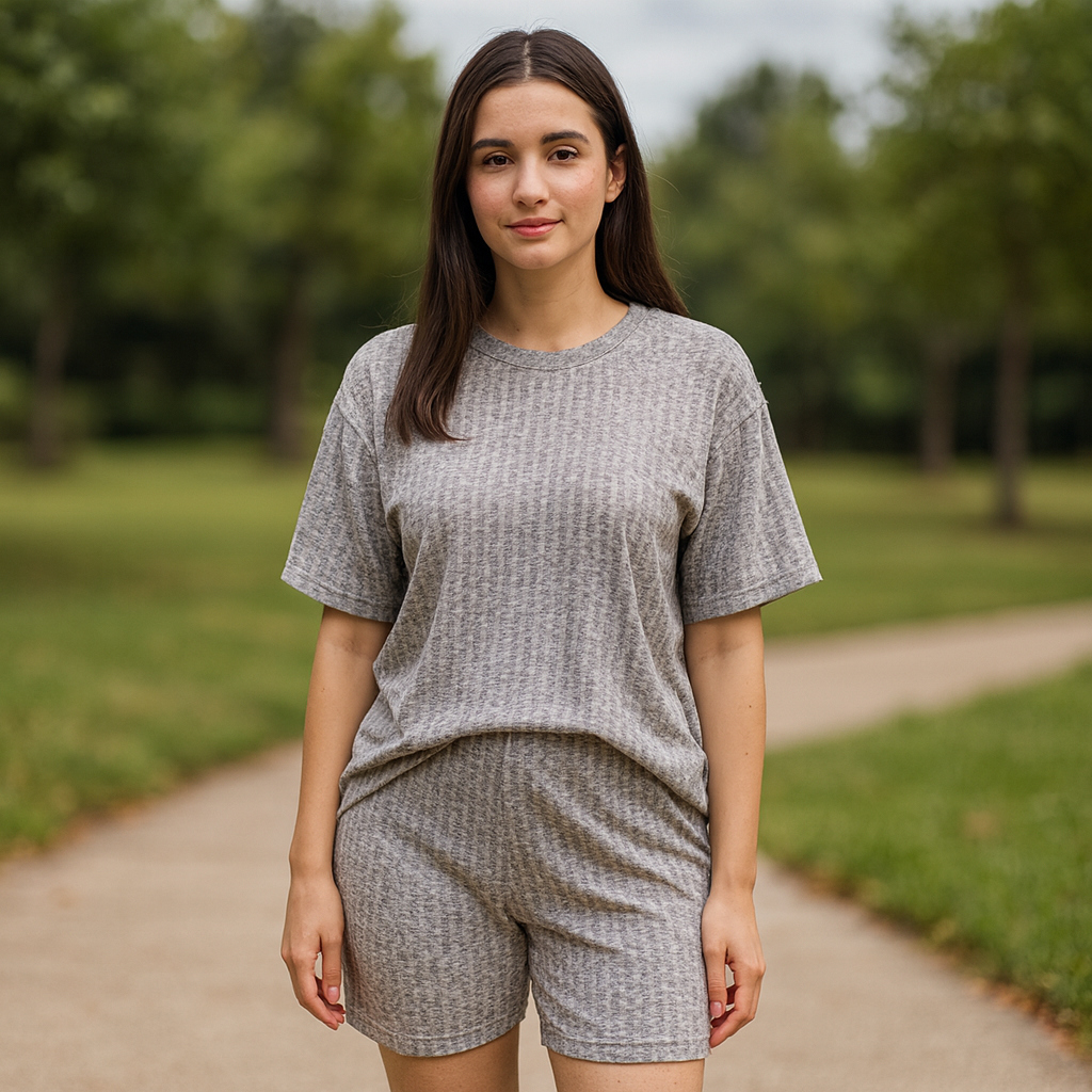 Pijama Set Tshirt&Short Brand:Shein Size XS