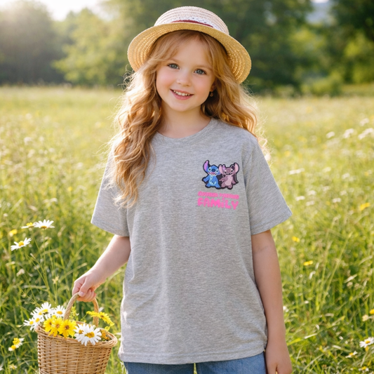 Stitch Tshirt 100%Cotton For Women Size Xs-L