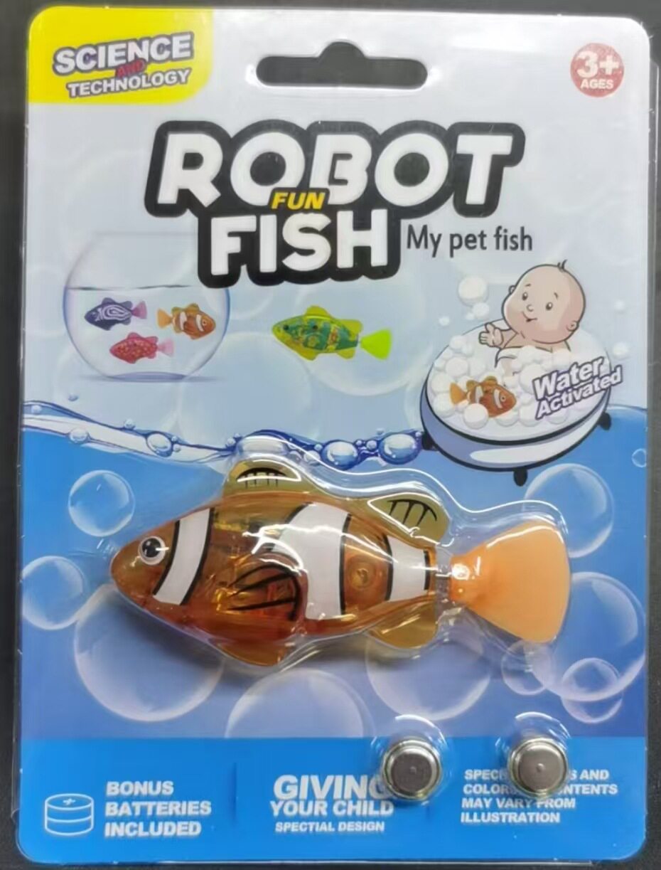 Robotic Fish - Interactive Swimming Fish Pet | (+2 Batteries) | 3+