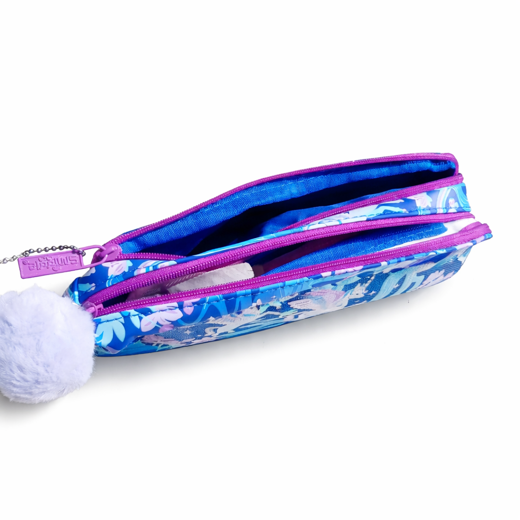 Smiggle Pencil Case | Blue Unicorn