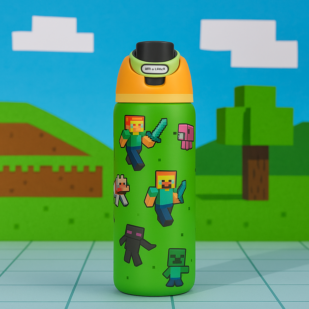 Owala Bottle Stainless Steel Free Sip Leak-proof Minecraft 710-950ml