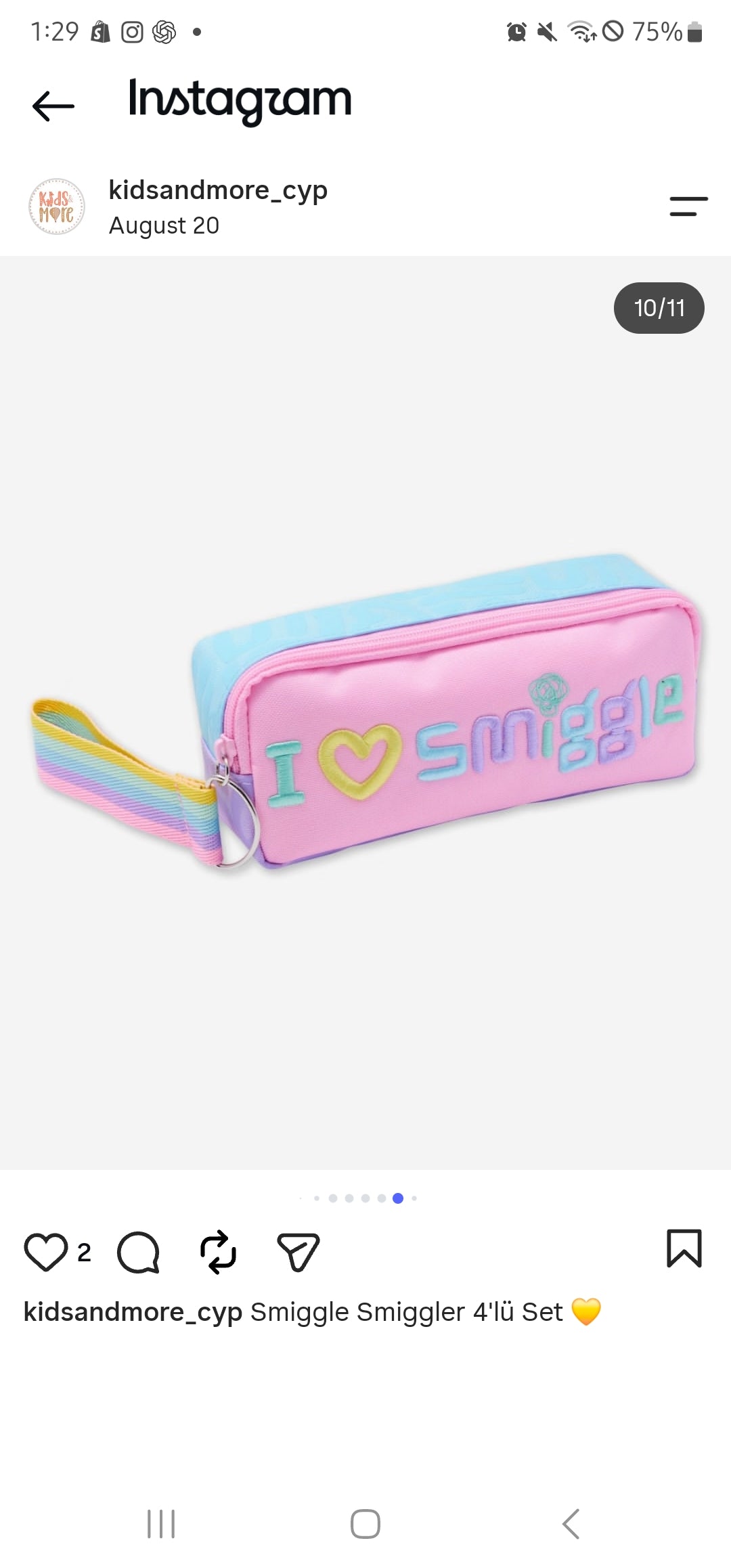 Smiggle Set 4pcs