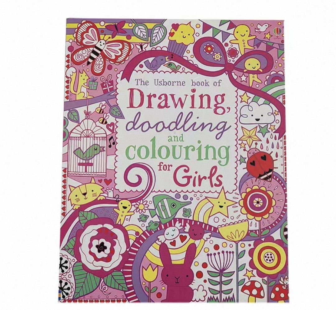 The Usborne Book Of Drawing , Doodling And Colouring | Soft Cover 3+