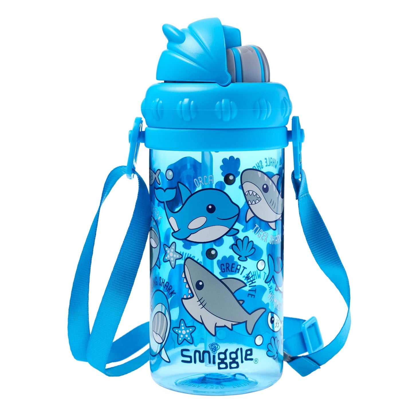 Smiggle Water Bottle Sharks | 400ml