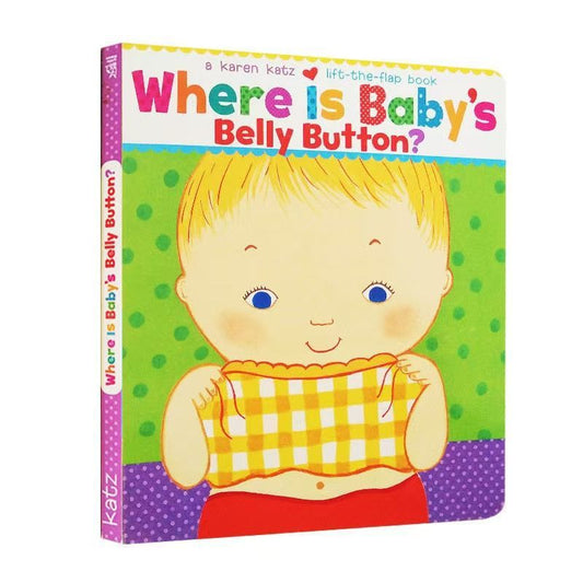 Where Is Baby's Belly Button? Lift-the-Flap Book | Hard Cover | 1+
