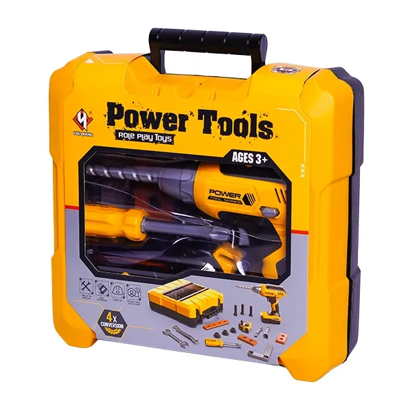 Power Tools Box - Role Play Toys With  Power Drill | 3+