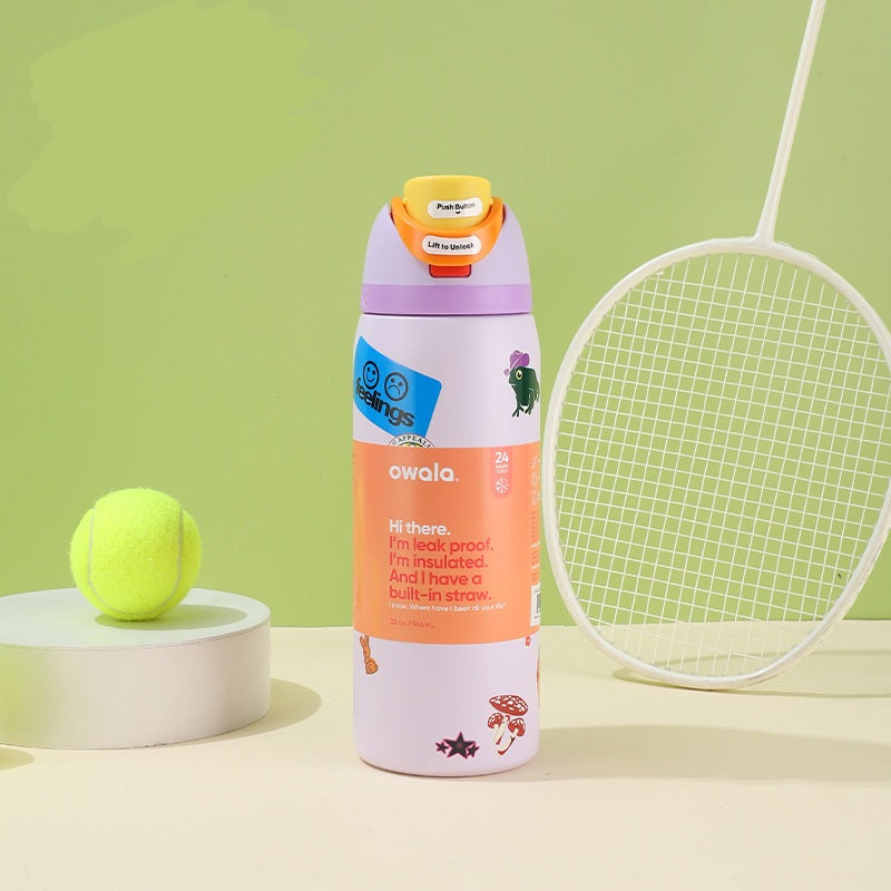 Owala Bottle Stainless Steel Free Sip Leak-proof Strawberry 710-950ml