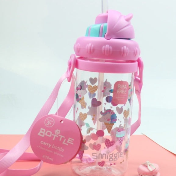 Smiggle Water Bottle – Unicorn Ice Cream | 430ml