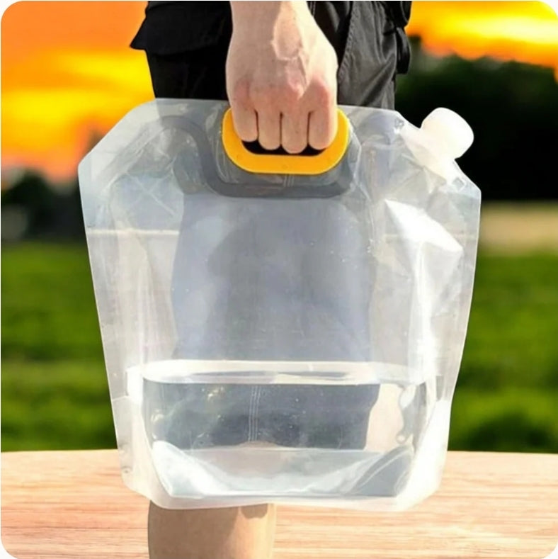 Stand-Up 2.5L / 5L Beverage Carry Pouch Bag Clear Food Grade With Side Spout