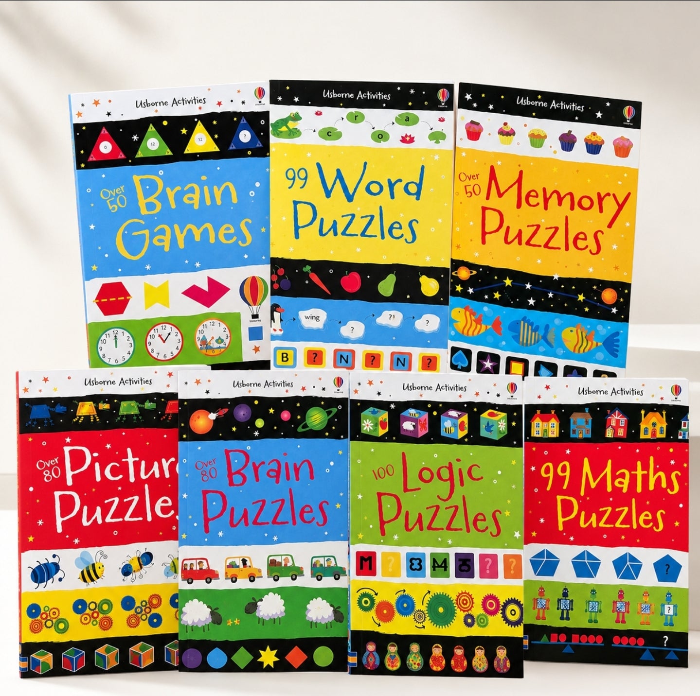 Usborne Activities Puzzle Books | Soft Cover | 8+