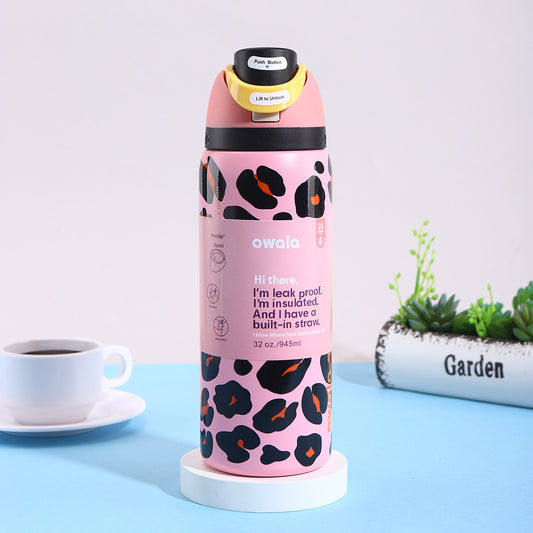 Owala Bottle Stainless Steel Free Sip Leak-proof Jungle Stroll 950ml