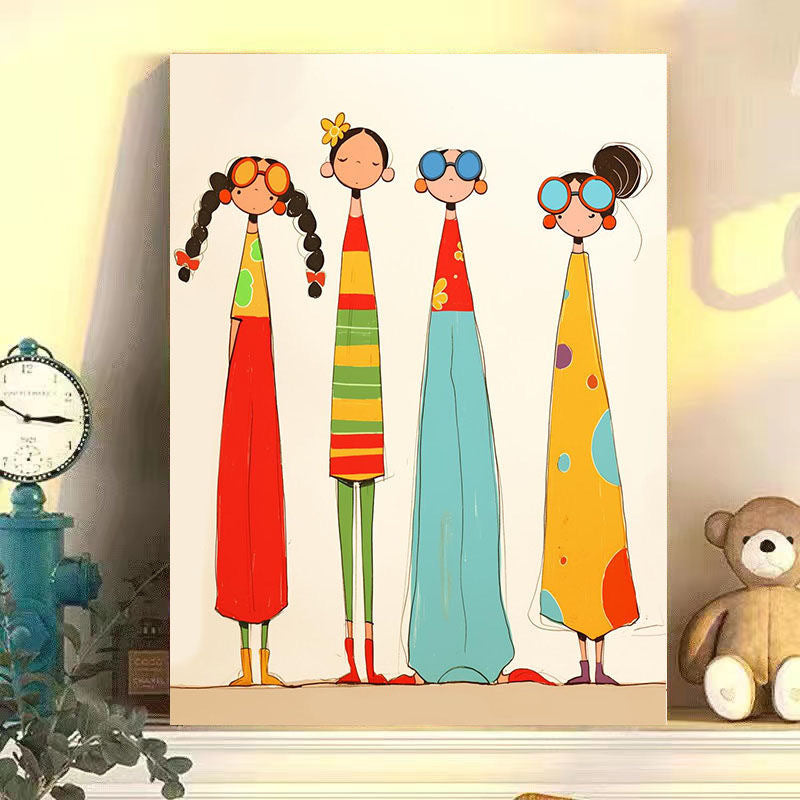 DIY Paint by Numbers Canvas Kit – 40 × 50 cm